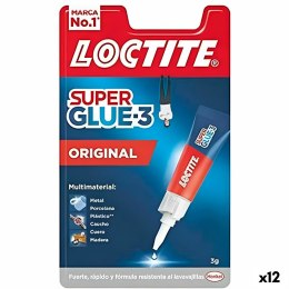 Klej błyskawiczny Loctite Super Glue 3 3 g (12 Sztuk)