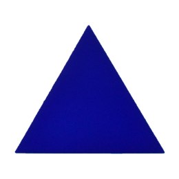 Panel ścienny 3d dekoracyjny piankowy WallMarket Trójkąt ciemnoniebieski grubość 2,5 cm