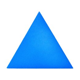 Panel ścienny 3d dekoracyjny piankowy WallMarket Trójkąt jasnoniebieski grubość 2,5 cm