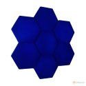Panele ścienne 3d - 10 szt. zestaw paneli akustycznych Heksagon cytrynowy, jasnoniebieski, ciemnoniebieski