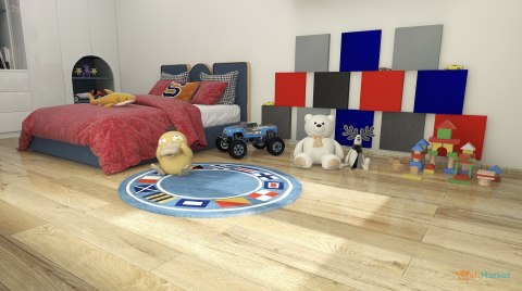 Panele wygłuszające ścienne 3d - zestaw 6 szt.