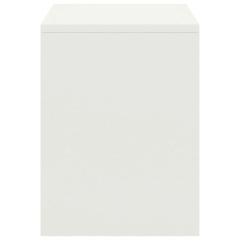 Szafki nocne, 2 szt., białe, 35x30x40 cm, drewno sosnowe