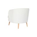 Krzesło DKD Home Decor Biały Naturalny Drewno 91 x 80 x 78 cm