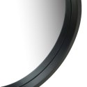 VidaXL Lustro ścienne na pasku, 40 cm, czarne