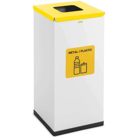 Kosz pojemnik do segregacji sortowania śmieci odpadów 60 l - metal plastik Kosz pojemnik do segregacji sortowania śmieci odpadów 60 l - metal plastik