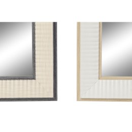 Lustro ścienne DKD Home Decor 56 x 2 x 76 cm Szkło Szary Brązowy Biały polistyrenu (4 Części)