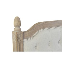 Zagłówek do łóżka DKD Home Decor Beżowy Naturalny Drewno kauczukowe 160 x 6 x 120 cm