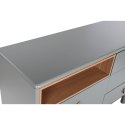 Komoda Home ESPRIT Niebieski Szary Naturalny polipropylen Drewno MDF 120 x 40 x 75 cm