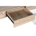 Konsola DKD Home Decor Przezroczysty Jasnobrązowy Szkło Drewno MDF 120 x 35 x 80 cm