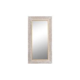 Lustro ścienne DKD Home Decor Szkło Złoty Biały Drewno MDF (93 x 6 x 180 cm)