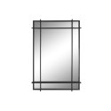 Lustro ścienne Home ESPRIT Czarny Szkło Żelazo Nowoczesny 65 x 6 x 95 cm