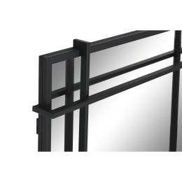 Lustro ścienne Home ESPRIT Czarny Szkło Żelazo Nowoczesny 65 x 6 x 95 cm