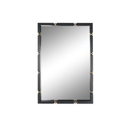 Lustro ścienne Home ESPRIT Czarny Złoty Szkło Żelazo 64,5 x 5 x 96,5 cm