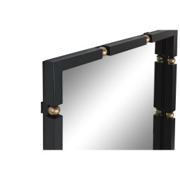 Lustro ścienne Home ESPRIT Czarny Złoty Szkło Żelazo 64,5 x 5 x 96,5 cm