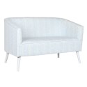 Sofa DKD Home Decor Niebieski Biały Błękitne niebo Metal Paski Śródziemnomorski 130 x 68 x 78 cm