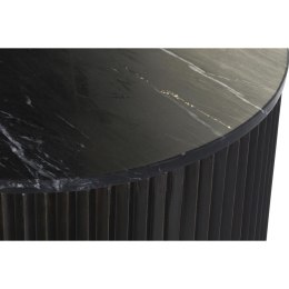 Stolik DKD Home Decor Czarny 61 x 61 x 47,5 cm Metal Marmur