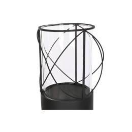 Zestaw świeczników Home ESPRIT Czarny Metal Szkło 27 x 27 x 125 cm (2 Sztuk)