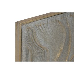 Dekoracja ścienna Home ESPRIT Złoty Nowoczesny 67,5 x 2,5 x 97 cm (2 Sztuk)