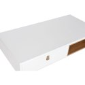 Stolik Home ESPRIT Biały Naturalny Poliuretan Drewno MDF 120 x 60 x 40 cm