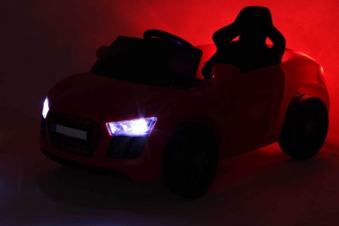 Auto na akumulator 2 silniki pilot muzyka CAR-SX-2-CZERWONY