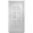 Drzwi zewnętrzne, białe, 110x210 cm, PVC