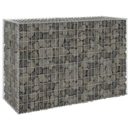 Gabion Wall with Covers Galvanized Steel 59.1