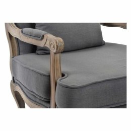 Fotel DKD Home Decor Szary Brązowy Drewno Plastikowy 70 x 66 x 94 cm
