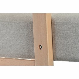 Fotel na biegunach DKD Home Decor Beżowy Naturalny Drewno Buk Plastikowy Drewno MDF 81 x 58 x 90 cm