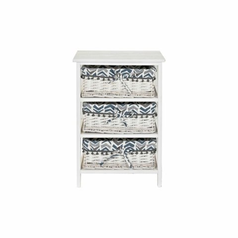 Komoda DKD Home Decor Niebieski Biały wiklinowy Drewno paulowni 40 x 29 x 59 cm Komoda DKD Home Decor Niebieski Biały wiklinowy Drewno paulowni 40 x 29 x 59 cm