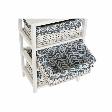 Komoda DKD Home Decor Niebieski Biały wiklinowy Drewno paulowni 40 x 29 x 59 cm Komoda DKD Home Decor Niebieski Biały wiklinowy Drewno paulowni 40 x 29 x 59 cm