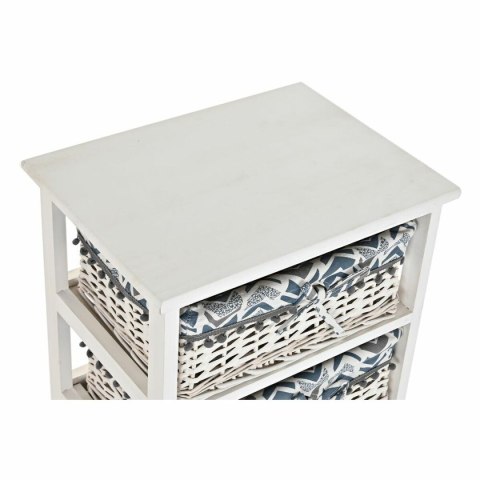 Komoda DKD Home Decor Niebieski Biały wiklinowy Drewno paulowni 40 x 29 x 59 cm Komoda DKD Home Decor Niebieski Biały wiklinowy Drewno paulowni 40 x 29 x 59 cm