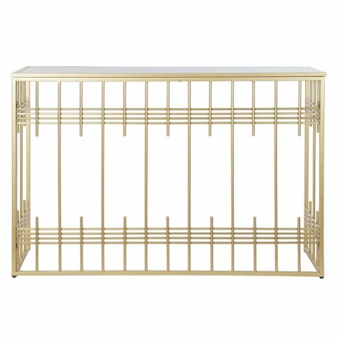 Konsola DKD Home Decor Szkło Czarny Złoty Metal 120 x 40 x 81 cm