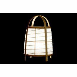 Lampa stołowa DKD Home Decor Biały Naturalny Bambus 40 W 220 V 32 x 32 x 45,5 cm