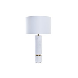 Lampa stołowa DKD Home Decor Biały Złoty Metal Marmur 50 W 220 V 41 x 41 x 76 cm