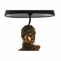 Lampa stołowa DKD Home Decor Czarny Złoty Poliester Żywica Afrykanka (31 x 31 x 58 cm)