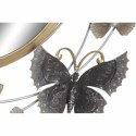 Lustro ścienne DKD Home Decor 75 x 6,5 x 73 cm Szkło Złoty Metal Motyle Liliowy
