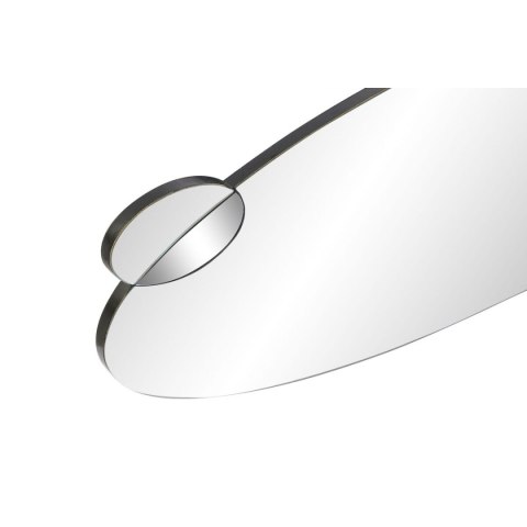 Lustro ścienne DKD Home Decor Czarny Nowoczesny Koła 120 x 2 x 49 cm