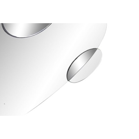 Lustro ścienne DKD Home Decor Czarny Nowoczesny Koła 120 x 2 x 49 cm