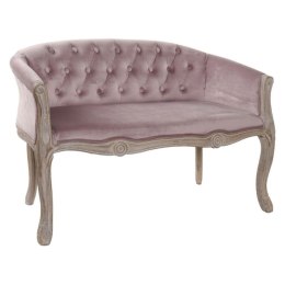 Sofa DKD Home Decor Brązowy Różowy Drewno Nowoczesny 107 x 61 x 71 cm