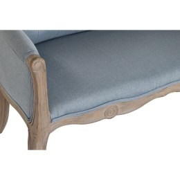 Sofa DKD Home Decor Niebieski Poliester Drewno kauczukowe (107 x 61 x 71 cm)