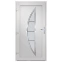 Drzwi zewnętrzne, antracytowe, 98x190 cm, PVC