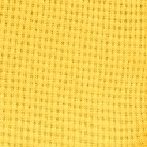 Fotel bujany, musztardowy, tapicerowany tkaniną