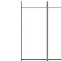 Parawan 6-panelowy, biały, 300x220 cm, tkanina