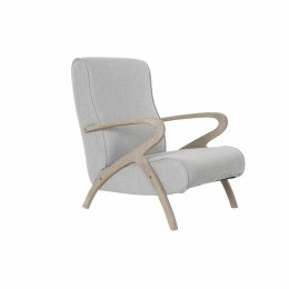 Krzesło DKD Home Decor Jodła Poliester Jasnoszary (57 x 55 x 85 cm)