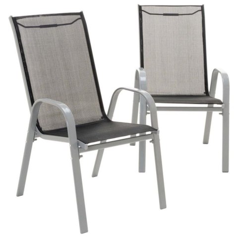 Zestaw ogrodowy 5-częściowy, stół ze szkłem, 4 krzesła