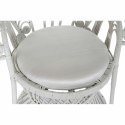 Fotel ogrodowy DKD Home Decor Biały Poliester Metal 30 x 40 cm 96 x 66 x 145 cm 96 x 66 x 140 cm