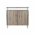 Kredens DKD Home Decor Naturalny MDF szkło hartowane (120 x 44 x 120 cm)