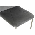 Krzesło do Jadalni DKD Home Decor Szary Metal Poliester (44 x 46 x 90 cm)