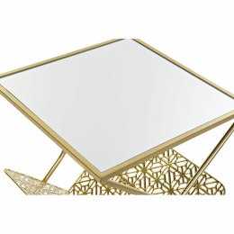 Półka na czasopisma DKD Home Decor Lustro Złoty Metal (45 x 45 x 55 cm)