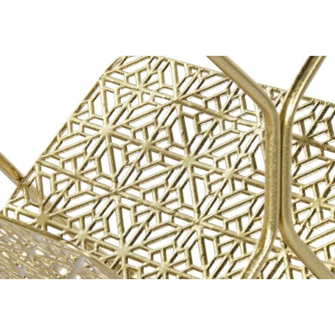 Półka na czasopisma DKD Home Decor Złoty Metal Lustro 45 x 45 x 55 cm Półka na czasopisma DKD Home Decor Złoty Metal Lustro 45 x 45 x 55 cm